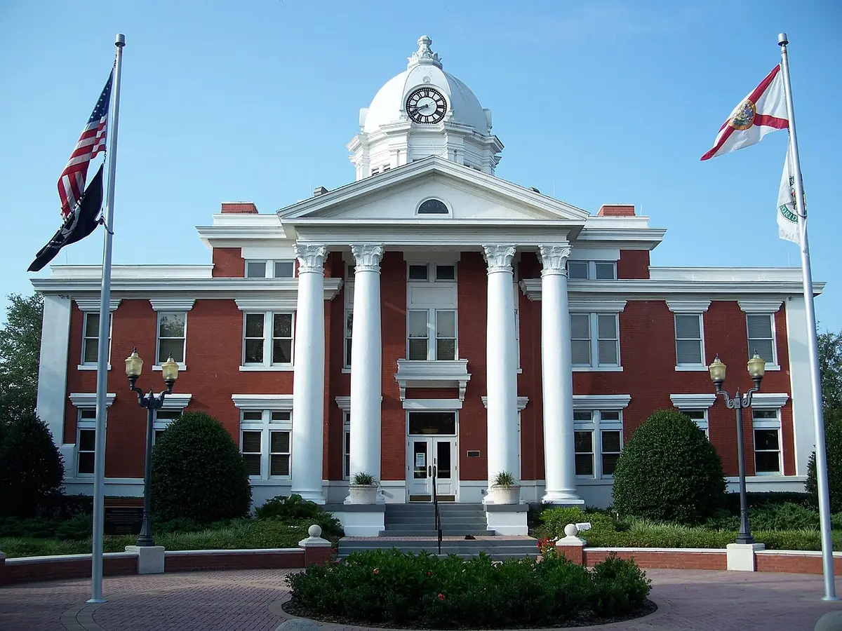 Pasco County, FL — Pasco County Courthouse, in Dade City, Florida