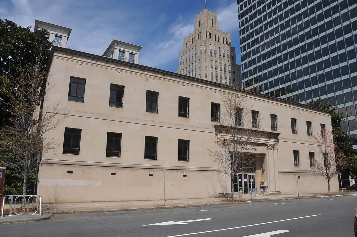 Forsyth County, NC — This is the side of the building given as the official address on 11 West 3rd Street.