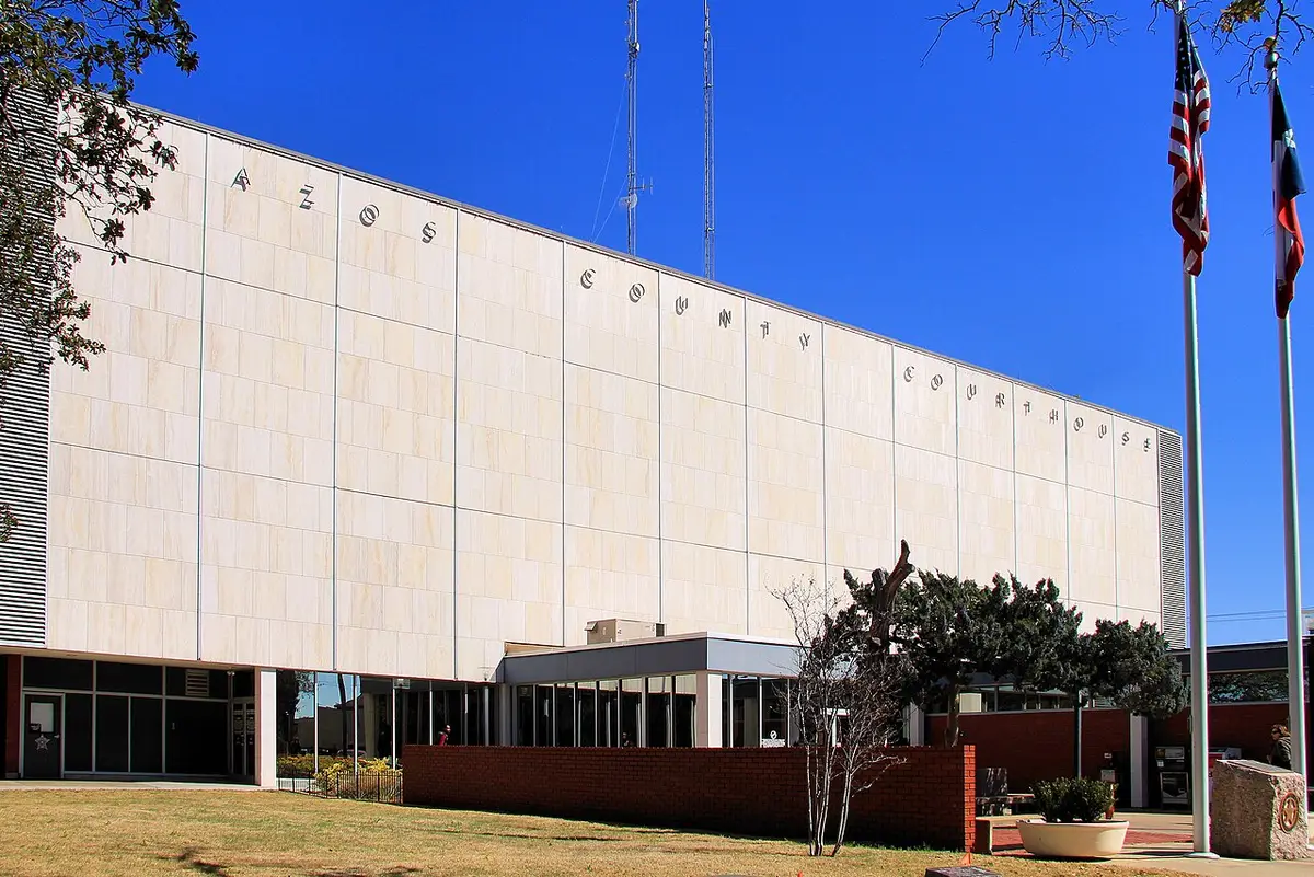 Brazos County, TX — The Brazos County Courthouse in Bryan, Texas, United States.