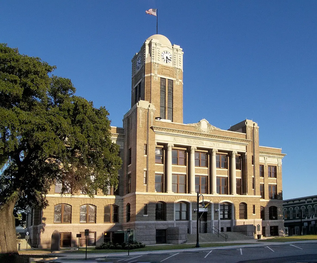 Johnson County, TX — The Johnson County, Texas courthouse located in Cleburne, Texas, United States. The courthouse was listed on the National Register of Historic Places in 1988 and designated a Recorded Texas Historic L